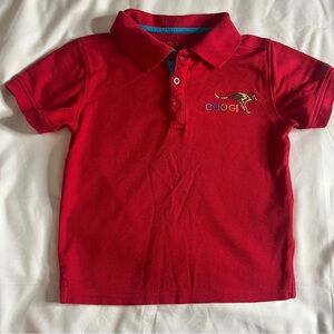 Coogi Toddler Sz‎ 4T Red Short Sleeve Polo Shirt
